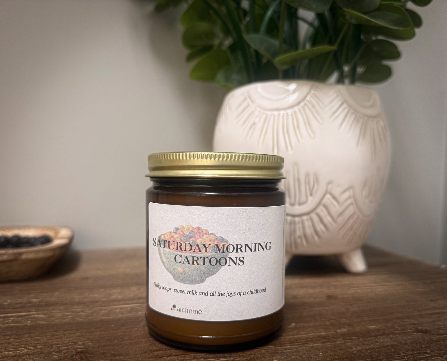 Saturday Morning Cartoons Candle | Fruity Cereal, Citrus & Vanilla | Non-Toxic 7.4 oz