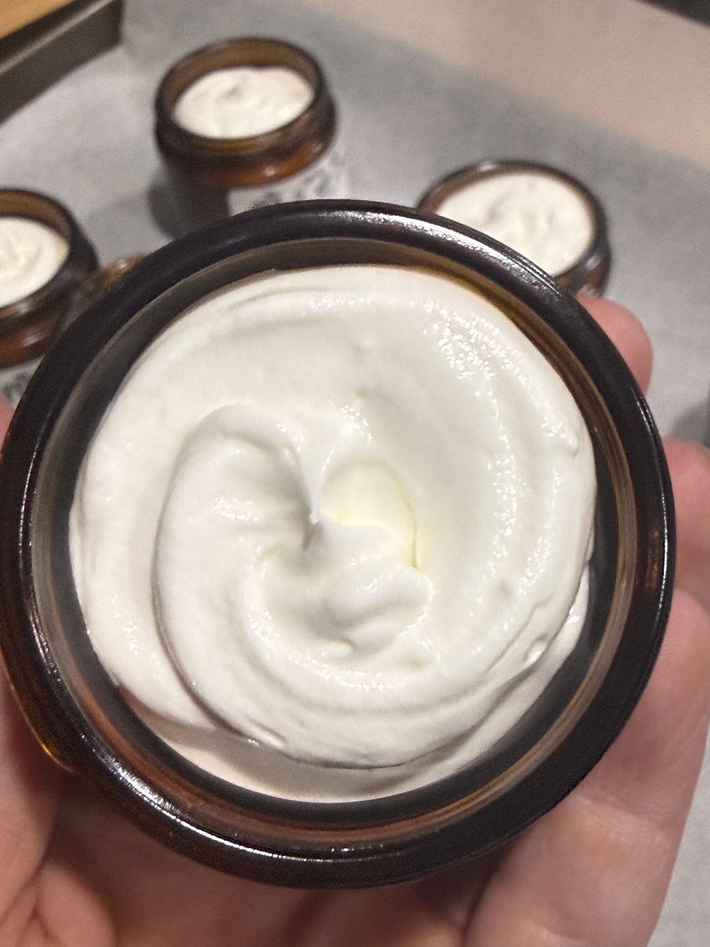 tallow balm in glass jars